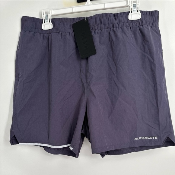 Alphalete Other - Alphalete Shorts Men’s Sz XL Performance Blue Elastic Waist Running